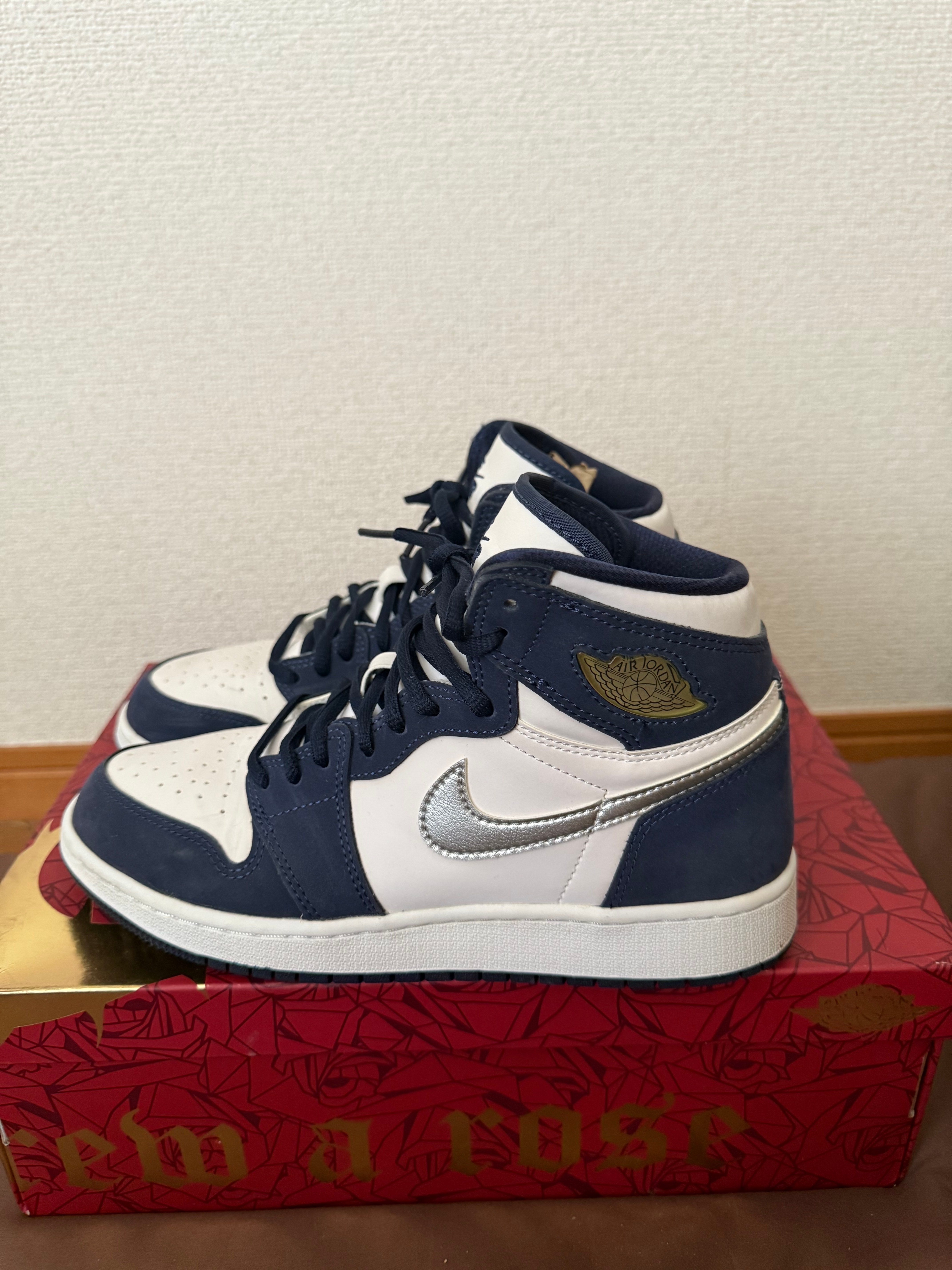 Nike GS Air Jordan 1 High OG CO.JP "Midnight Navy" (2020)(ブリーフケースなし)