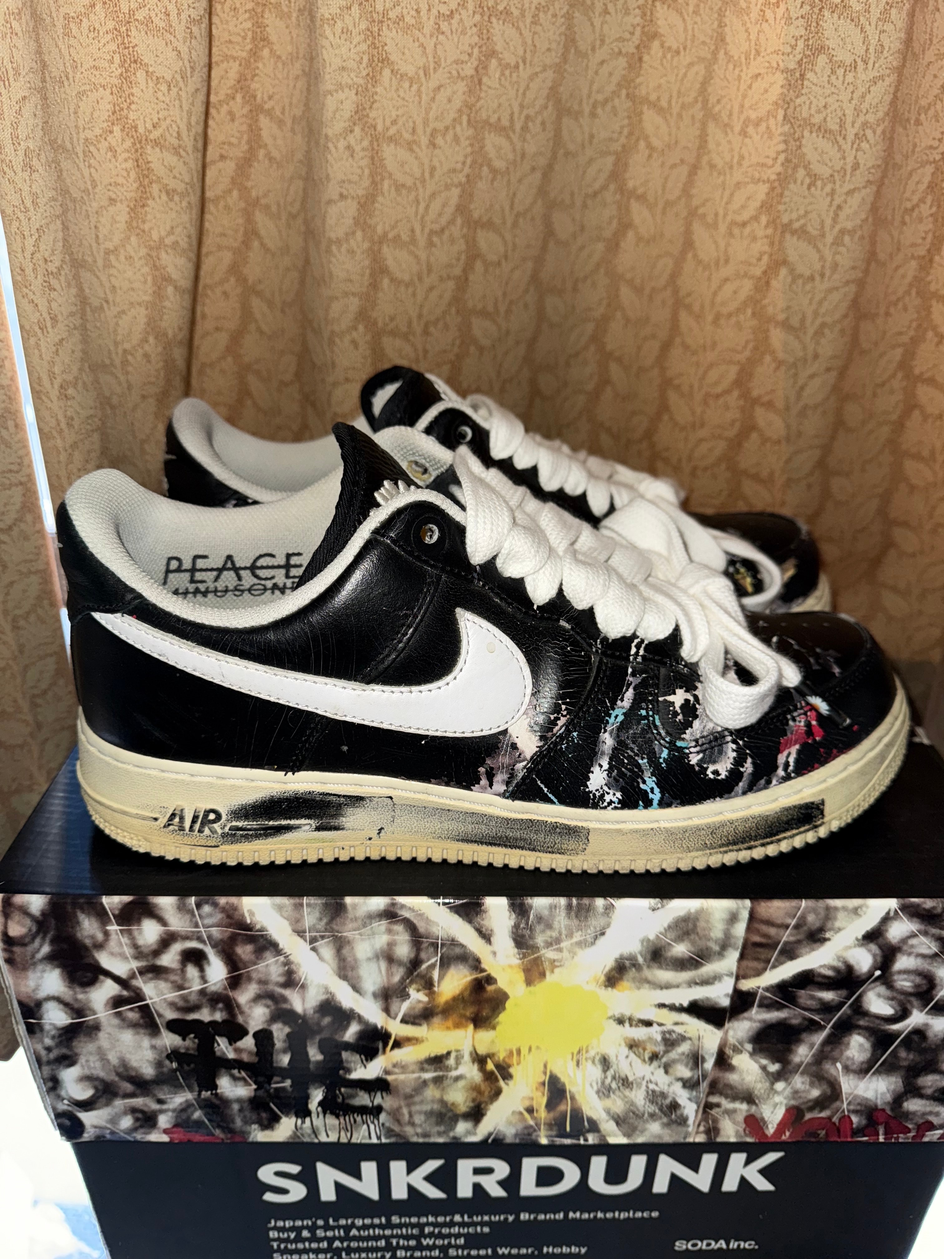 PEACEMINUSONE × Nike Air Force 1 Low Para Noise "Black" / G-DRAGON