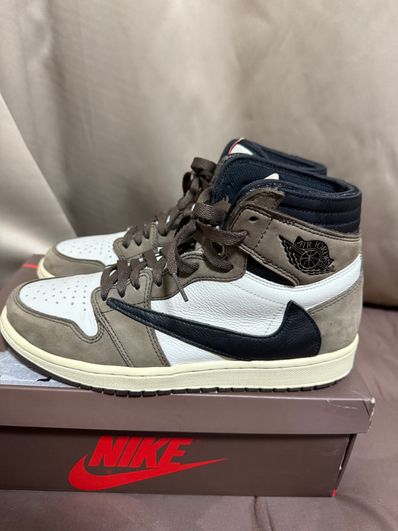 Travis Scott × Nike Air Jordan 1 Retro High OG TS SP "Sail/Dark Mocha"