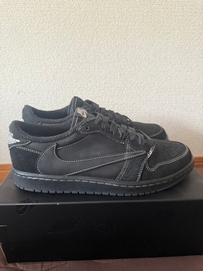 Travis Scott × Nike Air Jordan 1 Low OG SP "Black Phantom"
