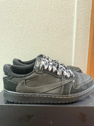 Travis Scott × Nike Air Jordan 1 Low OG SP "Black Phantom"