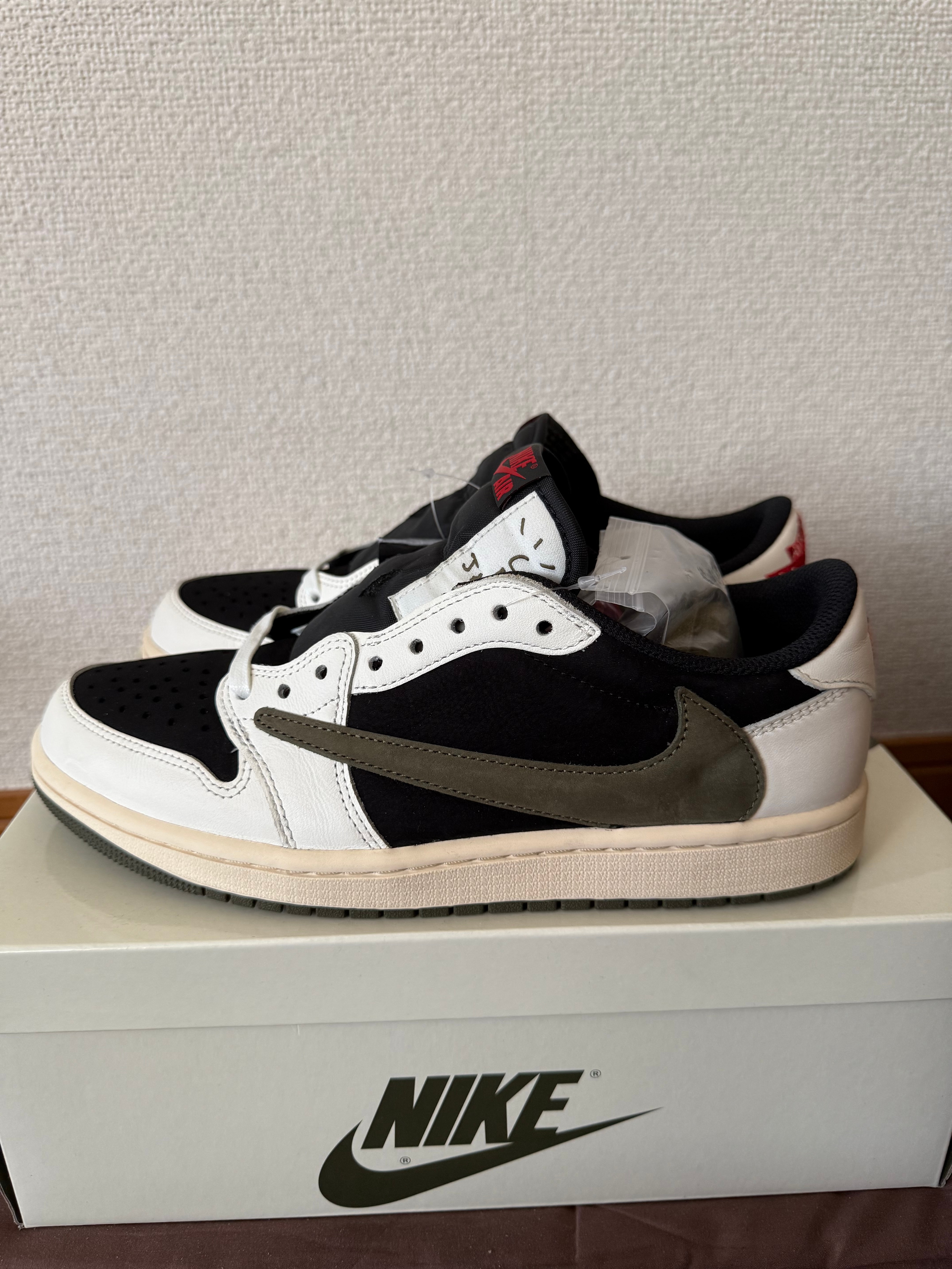 Travis Scott × Nike Women's Air Jordan 1 Low OG "Medium Olive"