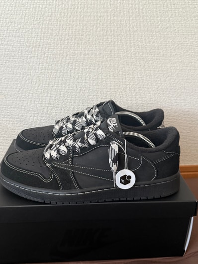 Travis Scott × Nike Air Jordan 1 Low OG SP "Black Phantom"