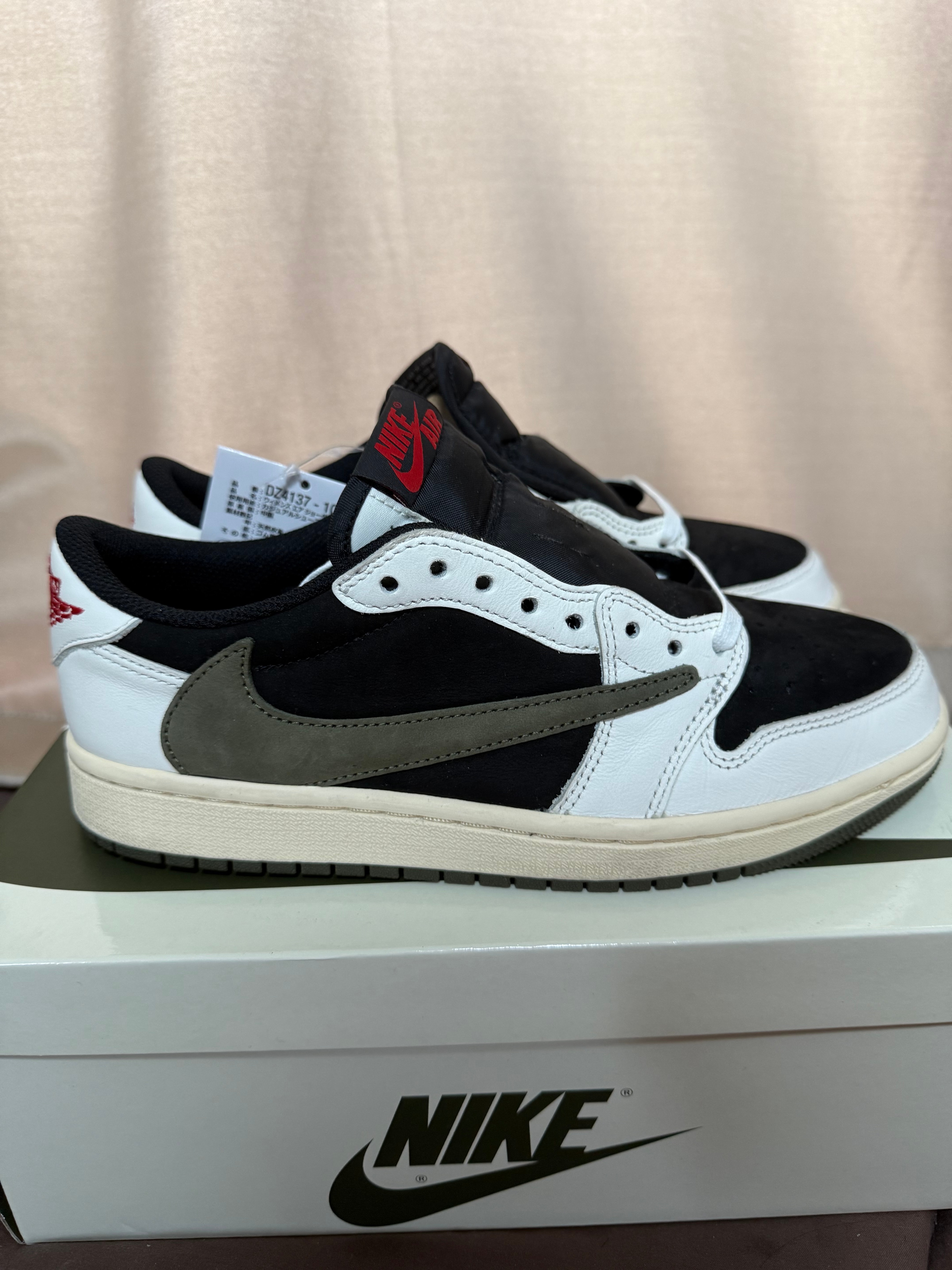 Travis Scott × Nike Women's Air Jordan 1 Low OG "Medium Olive"