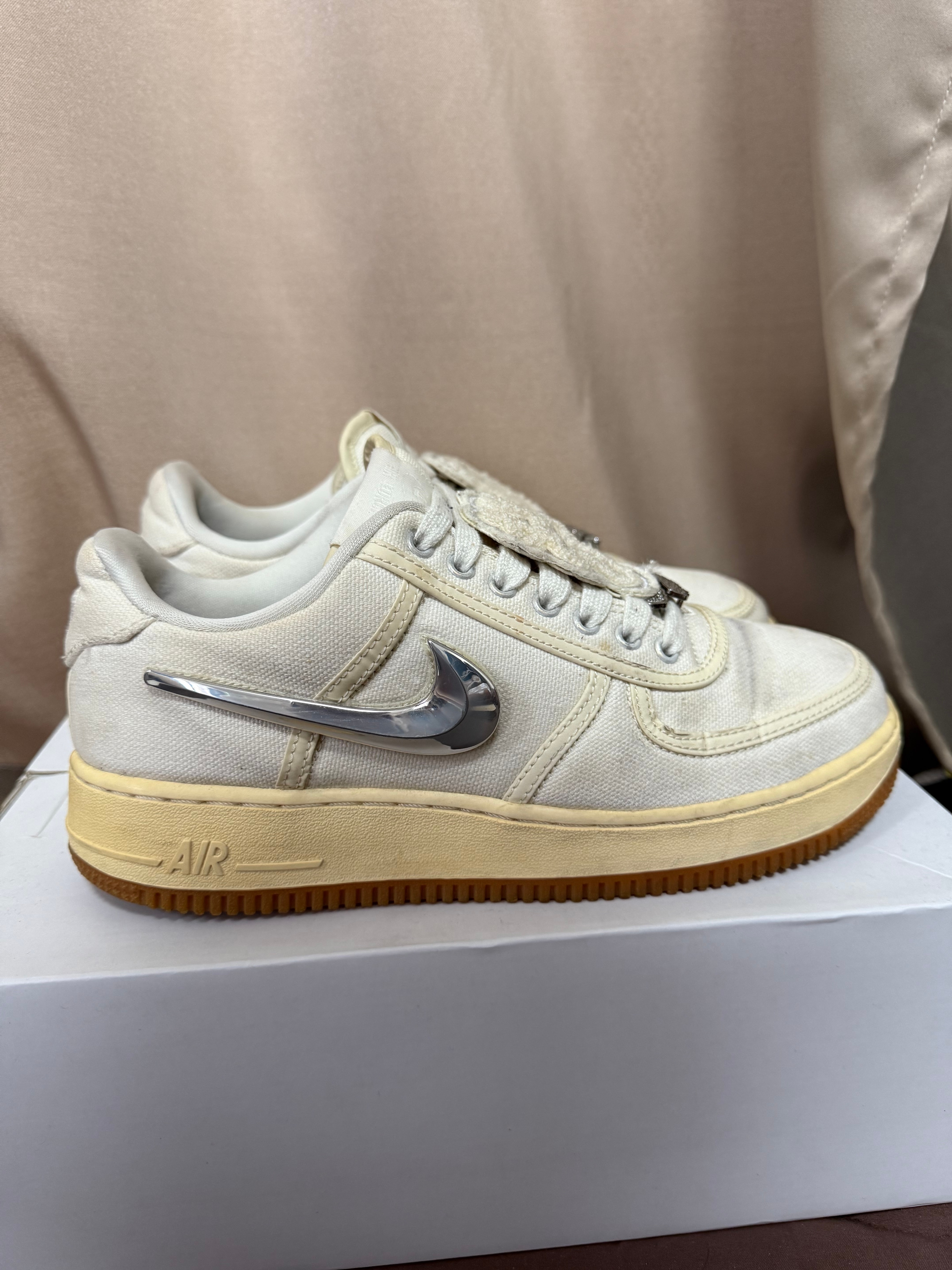 Travis Scott × Nike Air Force 1 Low "Sail"