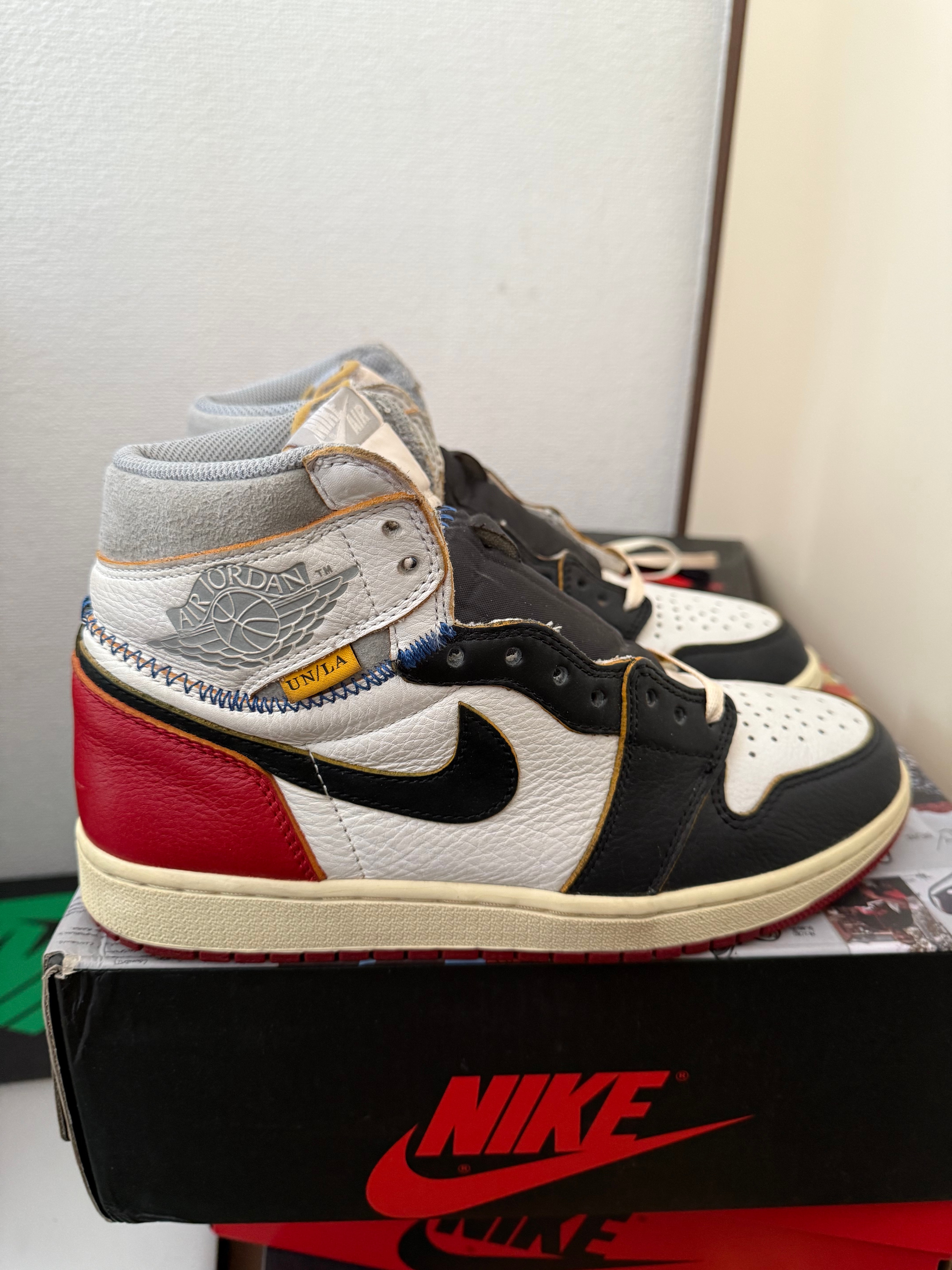 UNION × Nike Air Jordan 1 Retro High OG NRG "Varsity Red/Wolf Grey"