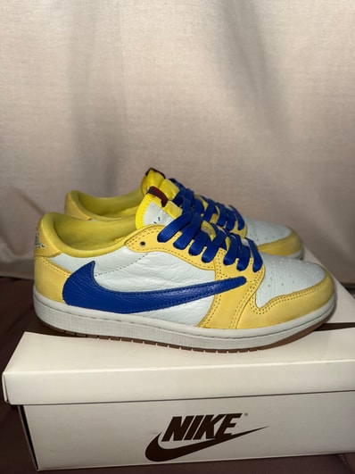 Travis Scott × Nike Women's Air Jordan 1 Retro Low OG "Canary"