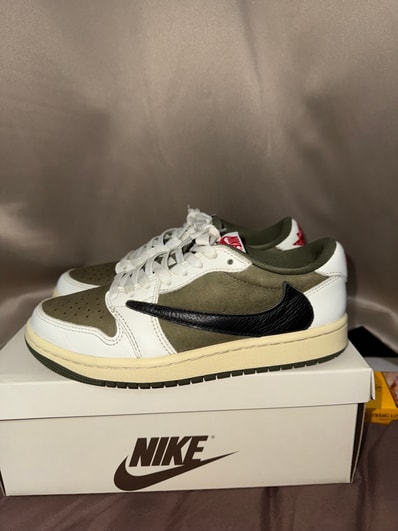 Travis Scott × Nike Air Jordan 1 Low OG SP "Reverse Olive"
