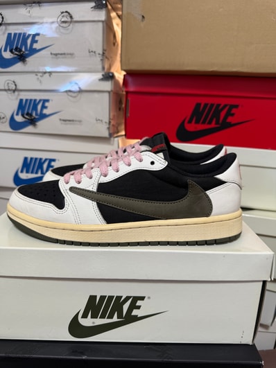 Travis Scott × Nike Women's Air Jordan 1 Low OG "Medium Olive"