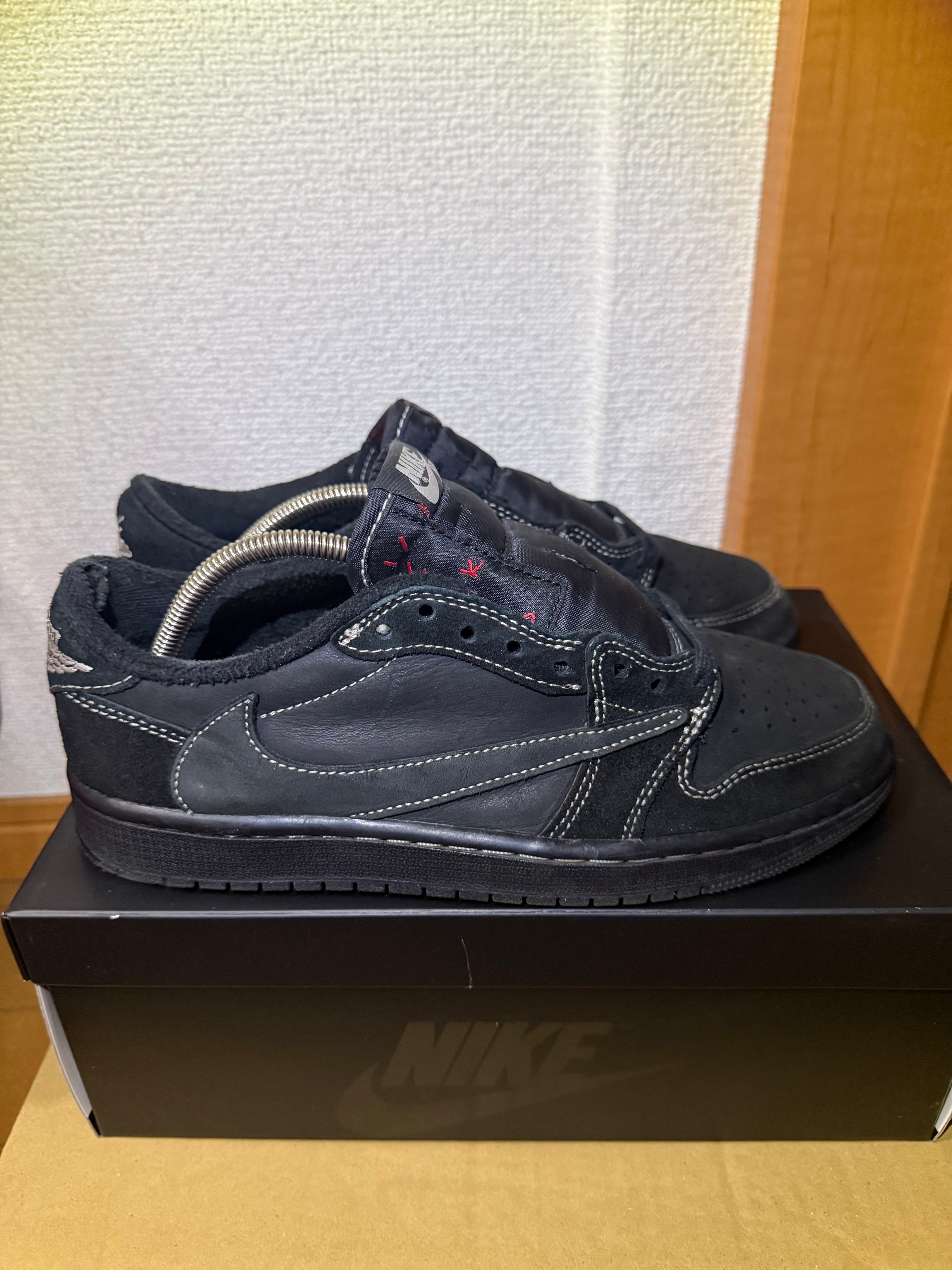 Travis Scott × Nike Air Jordan 1 Low OG SP "Black Phantom"