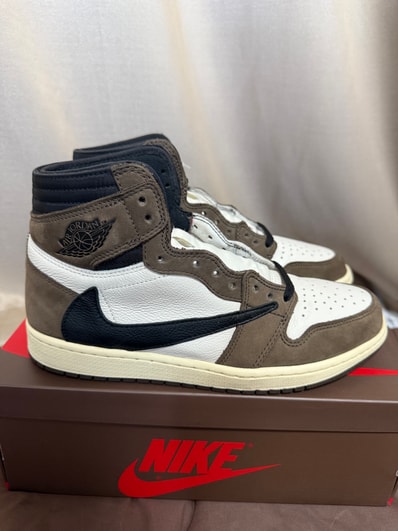 Travis Scott × Nike Air Jordan 1 Retro High OG TS SP "Sail/Dark Mocha"
