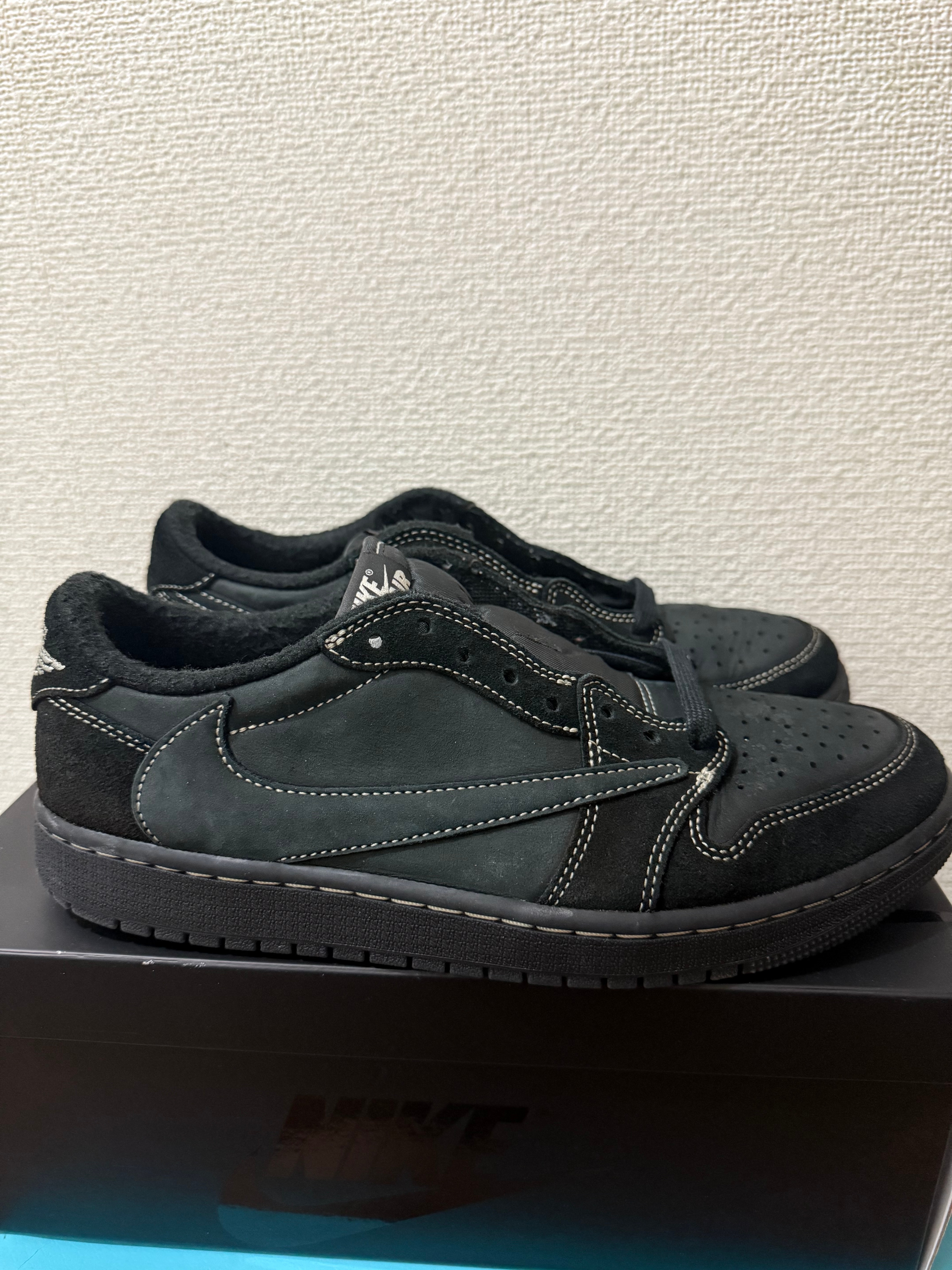 Travis Scott × Nike Air Jordan 1 Low OG SP "Black Phantom"