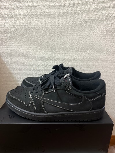 Travis Scott × Nike Air Jordan 1 Low OG SP "Black Phantom"