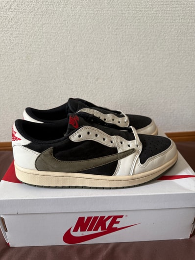 Travis Scott × Nike Women's Air Jordan 1 Low OG "Medium Olive"