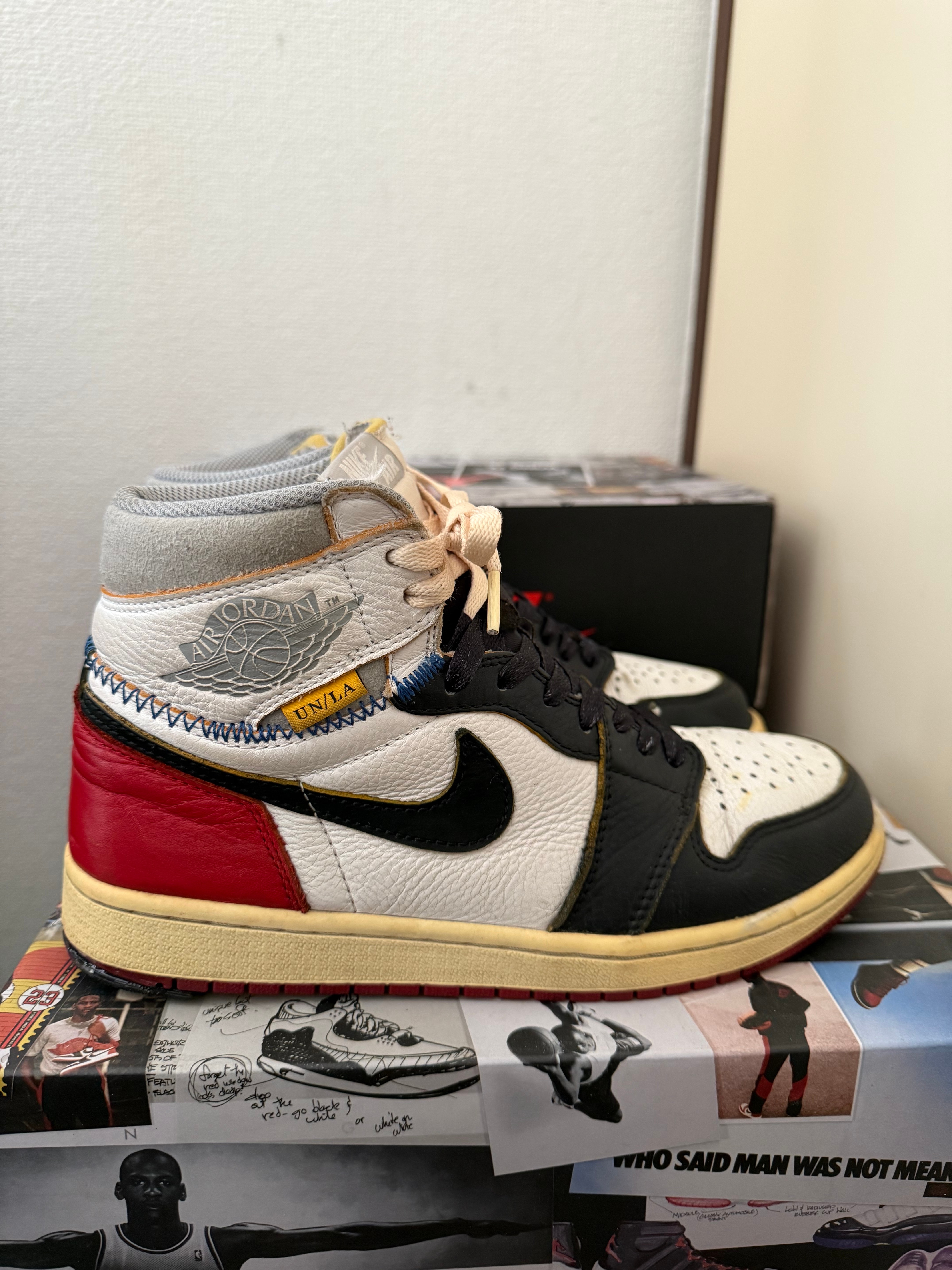 UNION × Nike Air Jordan 1 Retro High OG NRG "Varsity Red/Wolf Grey"