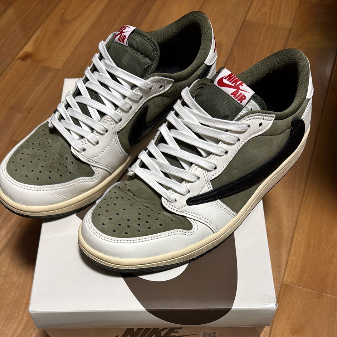 Travis Scott × Nike Air Jordan 1 Low OG SP "Reverse Olive"