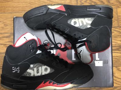 Supreme × Nike Air Jordan 5 Retro "Black"