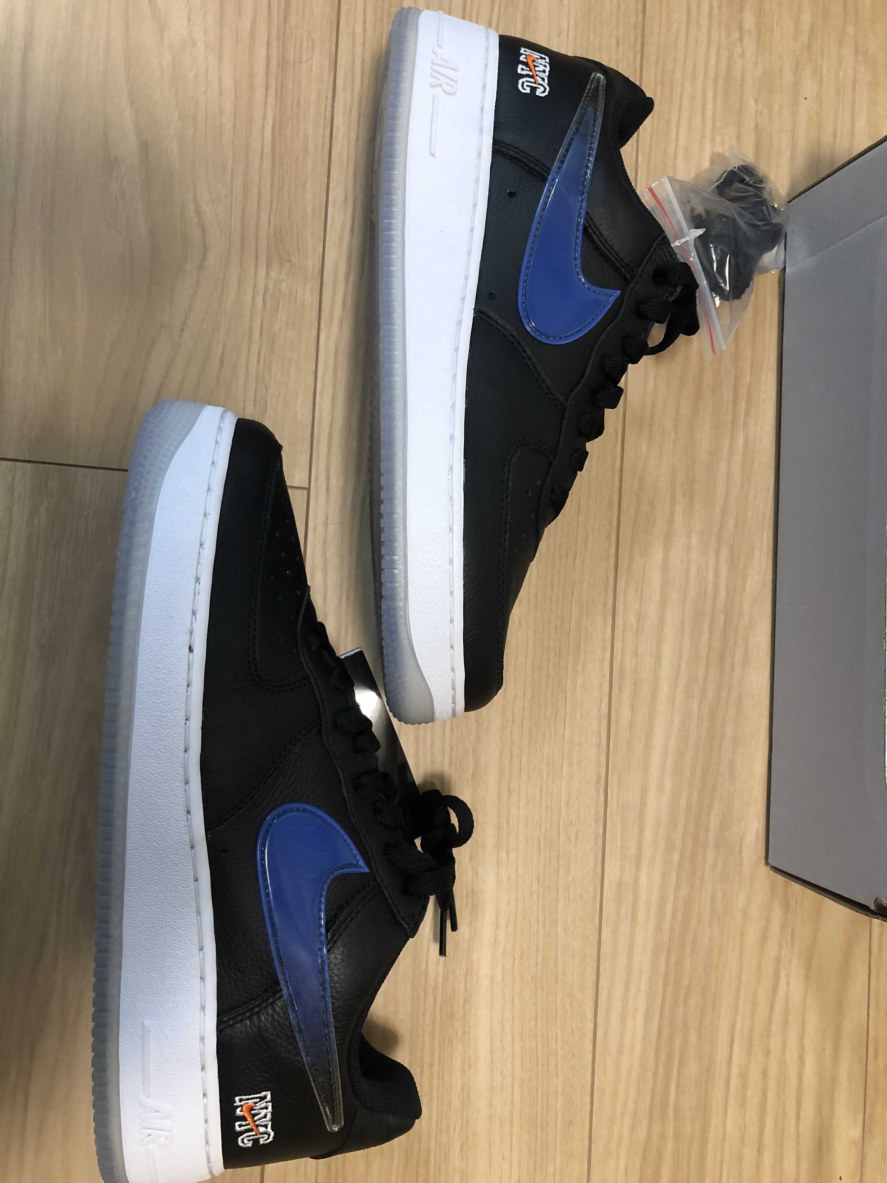 KITH × Nike Air Force 1 Low New York Knicks "Black/Brilliant Orange/Rush/Brilliant White"