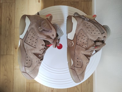 Travis Scott × Nike PS Air Jordan 6 "British Khaki"