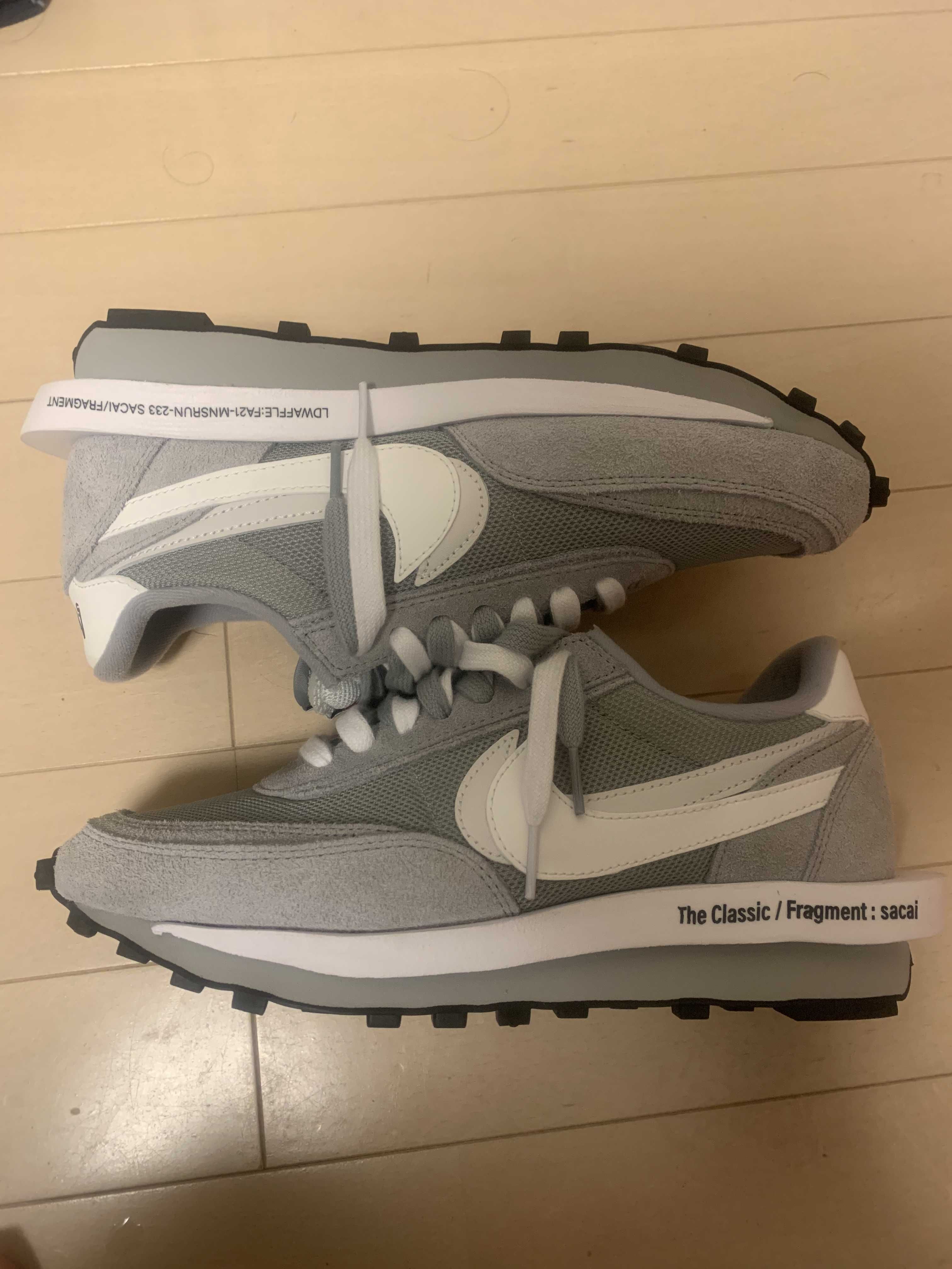 Fragment × sacai × Nike LD Waffle "Light Smoke Grey"