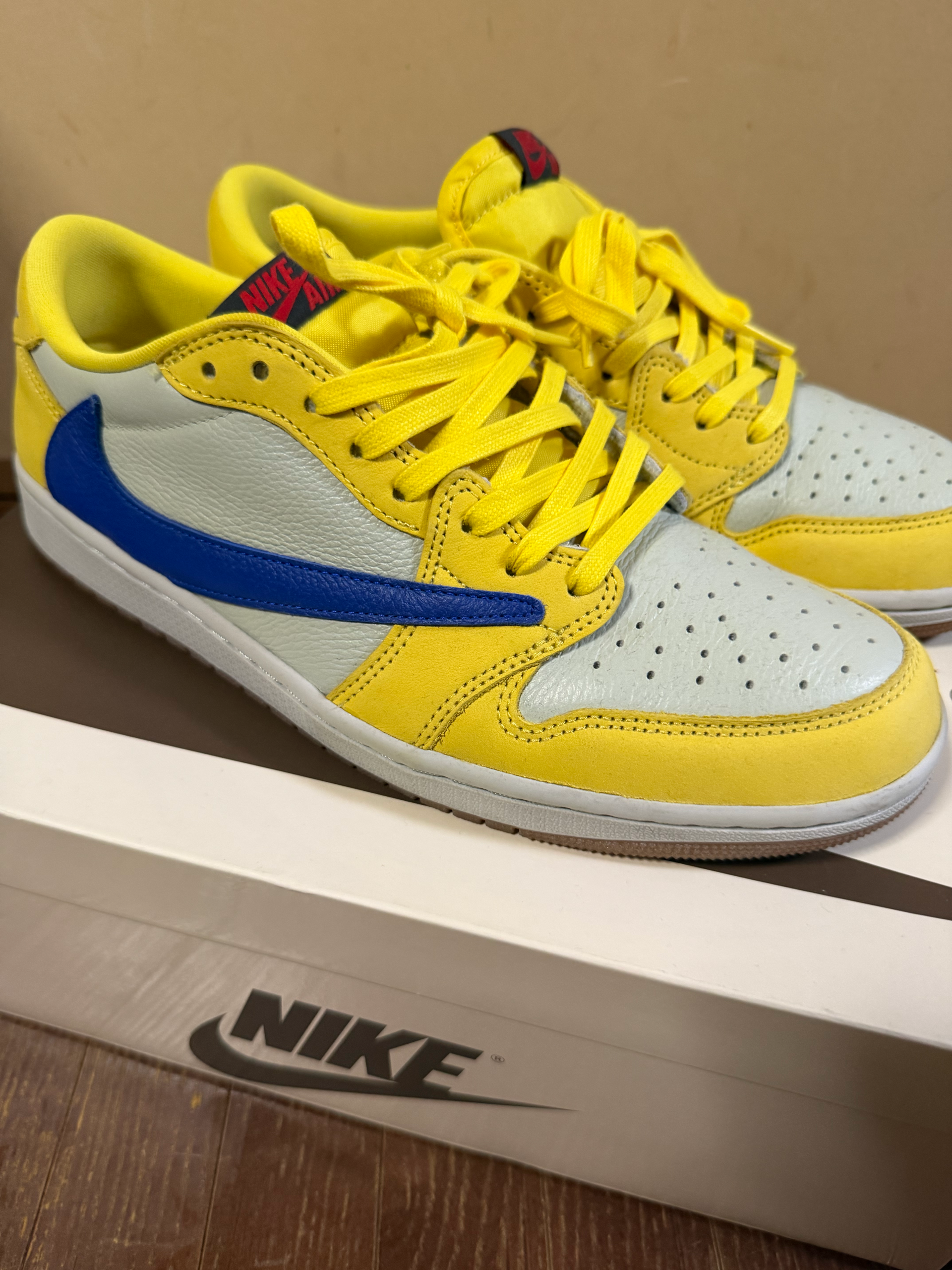 Travis Scott × Nike Women's Air Jordan 1 Retro Low OG "Canary"