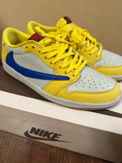 Travis Scott × Nike Women's Air Jordan 1 Retro Low OG "Canary"