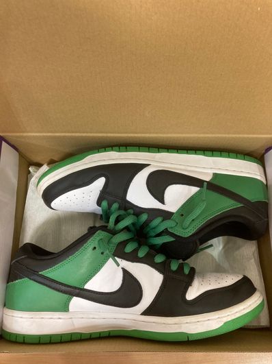 Nike SB Dunk Low Pro "Black and Classic Green"