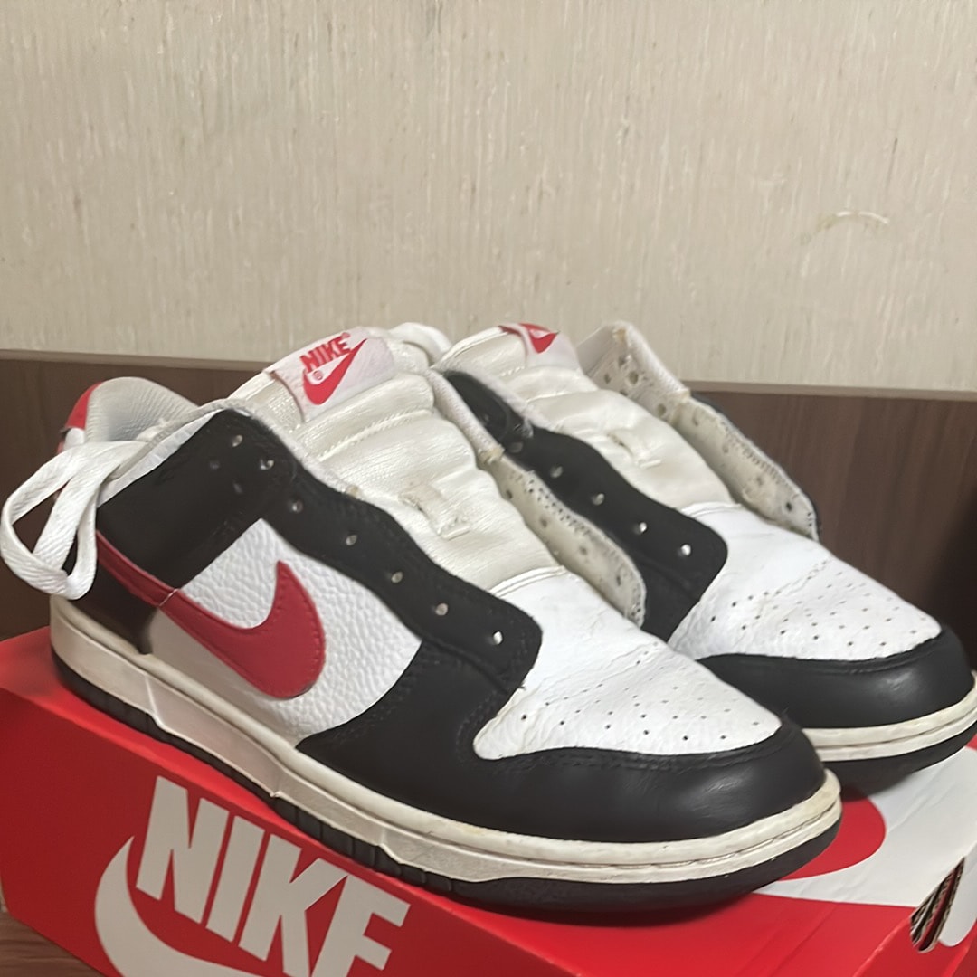 Nike Dunk Low "Red Swoosh/Panda"