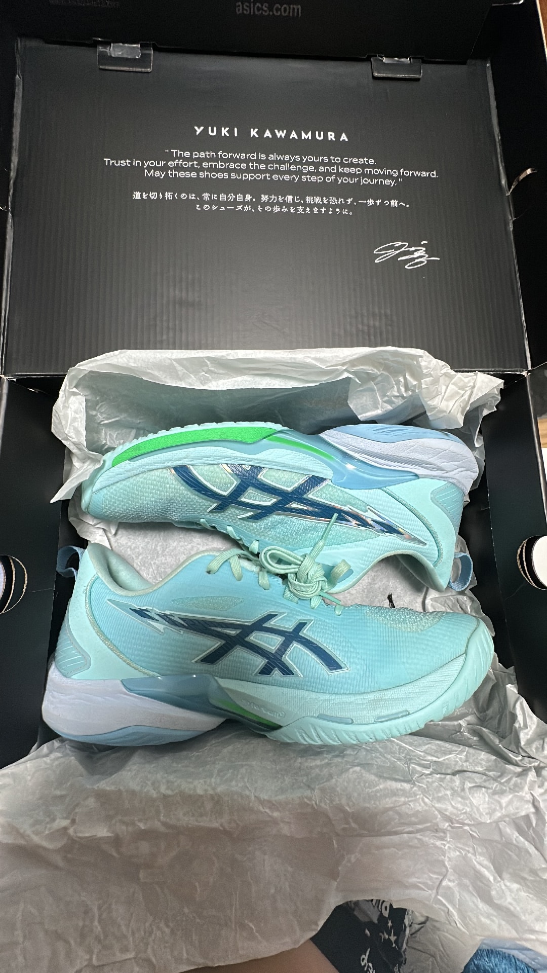 Asics Swiftace Yuki "Clear Blue/Evening Teal"