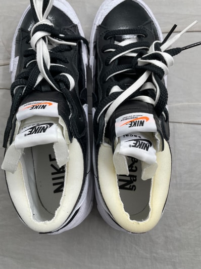 sacai × Nike Blazer Low "Black Patent Leather"