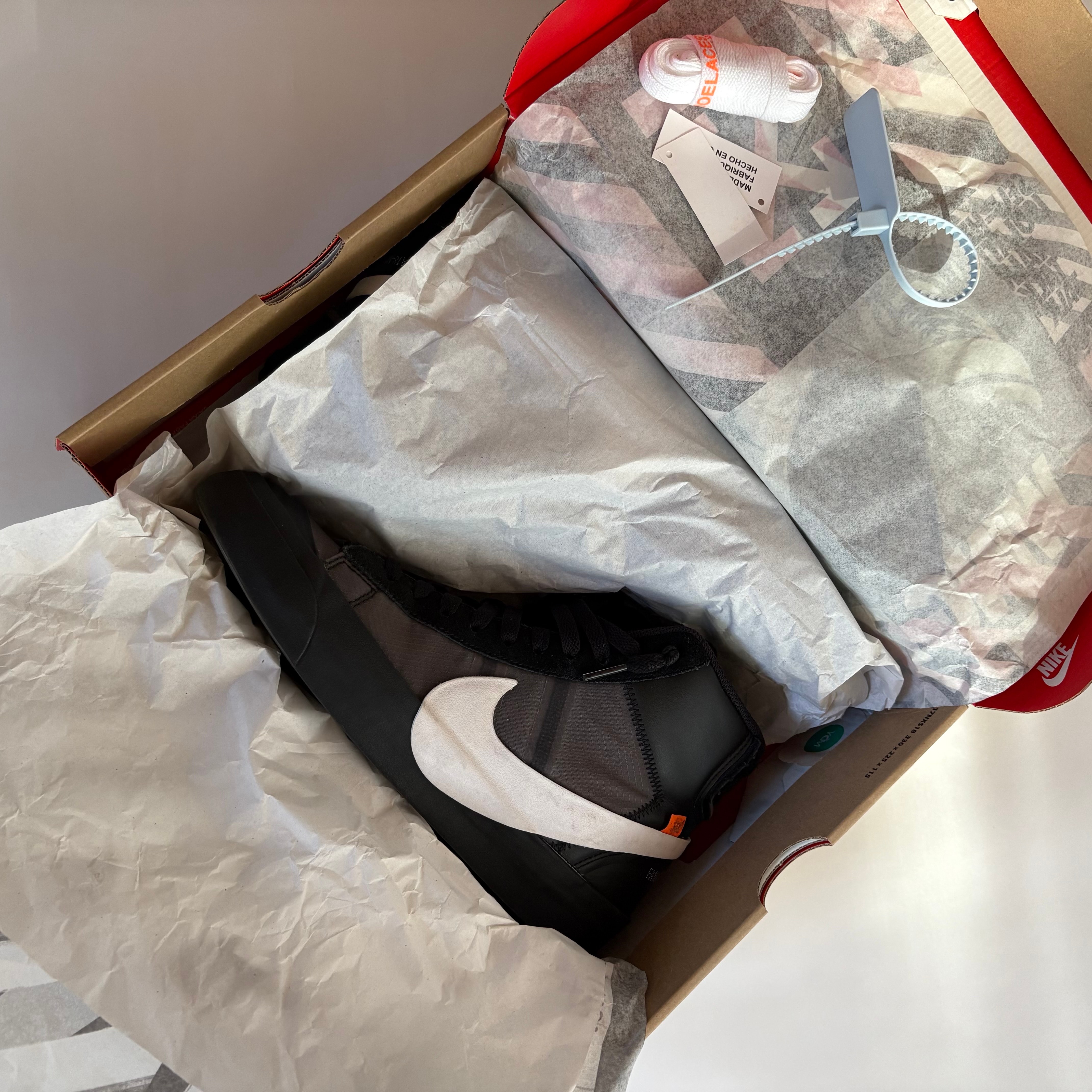 Off-White × Nike Blazer Studio Mid "Grim Reaper"