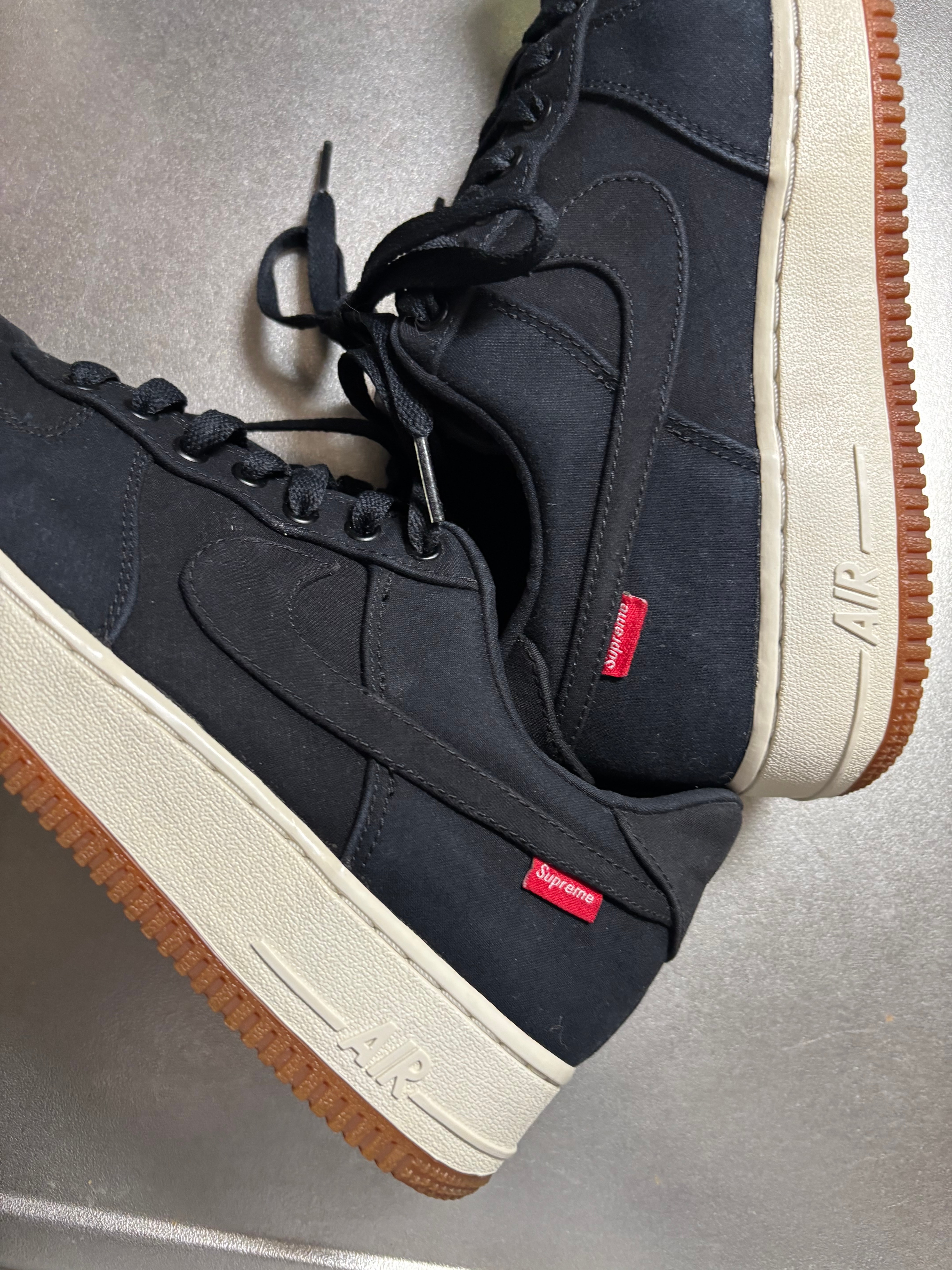 Supreme × Nike Air Force 1 Low Premium '08 NRG "Black"