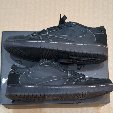 Travis Scott × Nike Air Jordan 1 Low OG SP "Black Phantom"