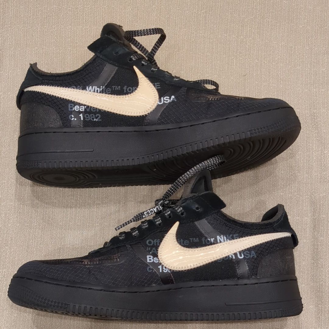 Off-White × Nike Air Force 1 Low "Black"