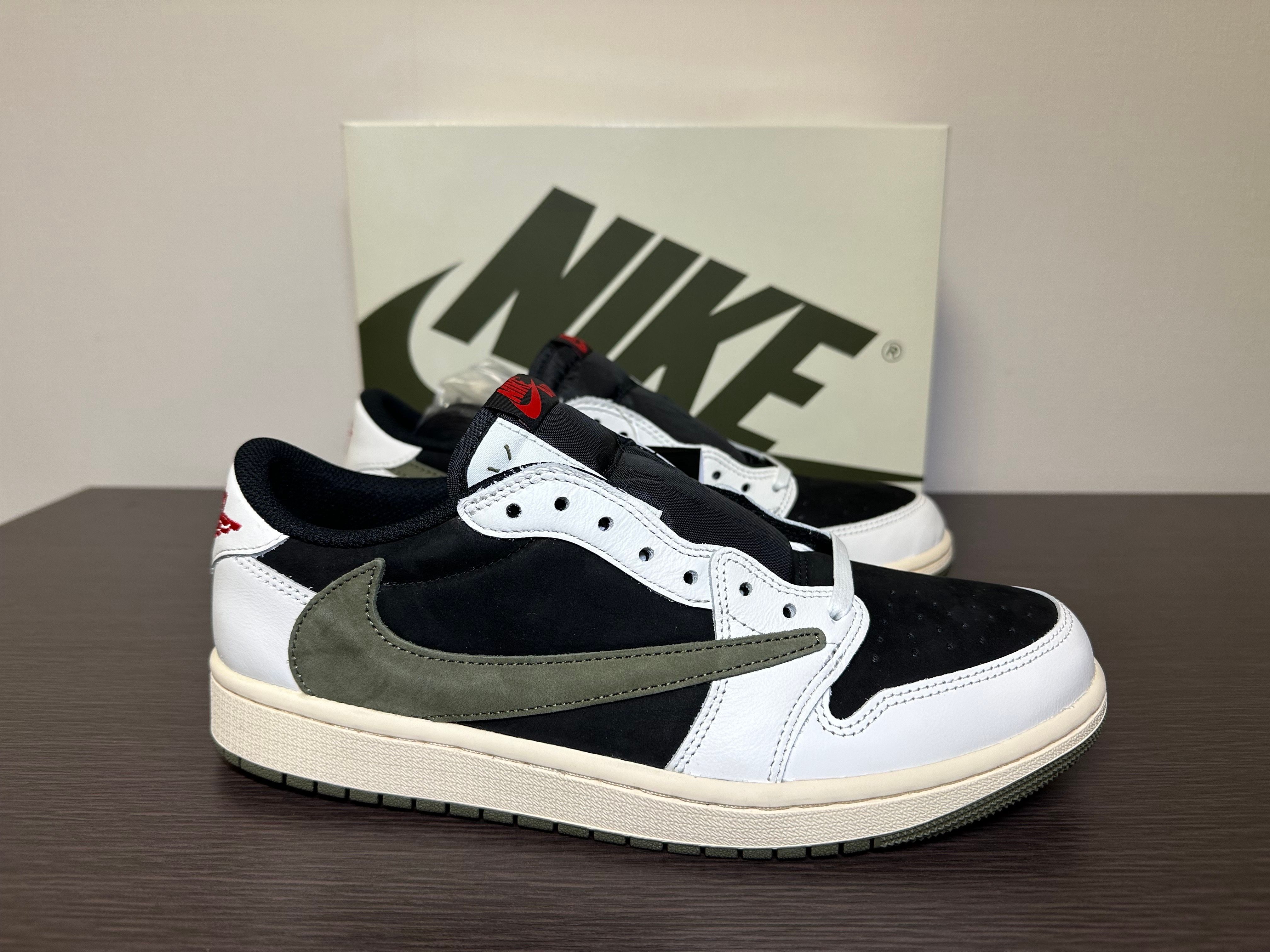 Travis Scott × Nike Women's Air Jordan 1 Low OG "Medium Olive"