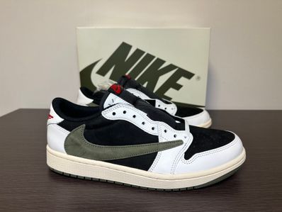 Travis Scott × Nike Women's Air Jordan 1 Low OG "Medium Olive"