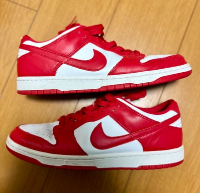 Nike Dunk Low SP "White and University Red"
