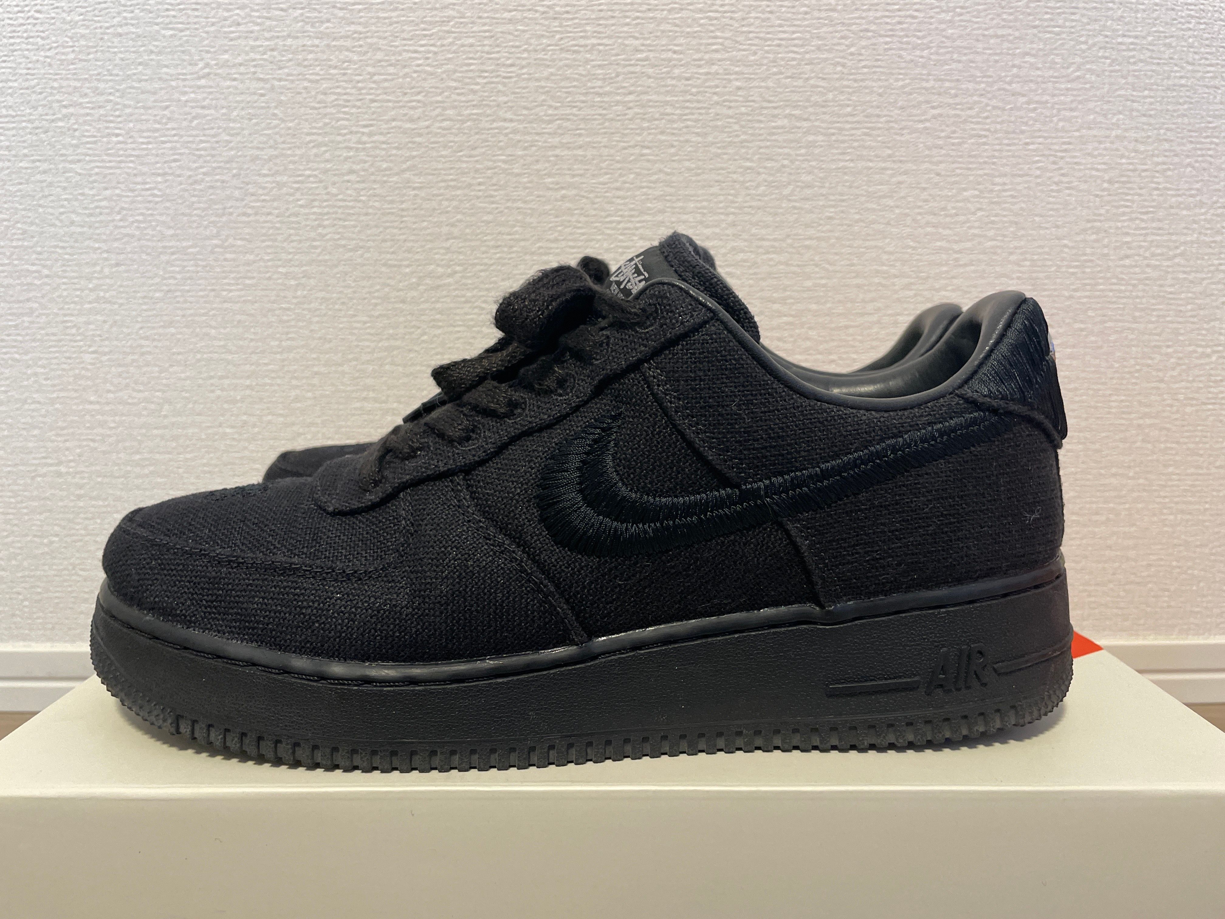 Stussy × Nike Air Force 1 Low "Triple Black"