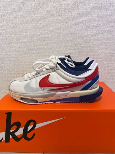 sacai × Nike Zoom Cortez "White and University Red"