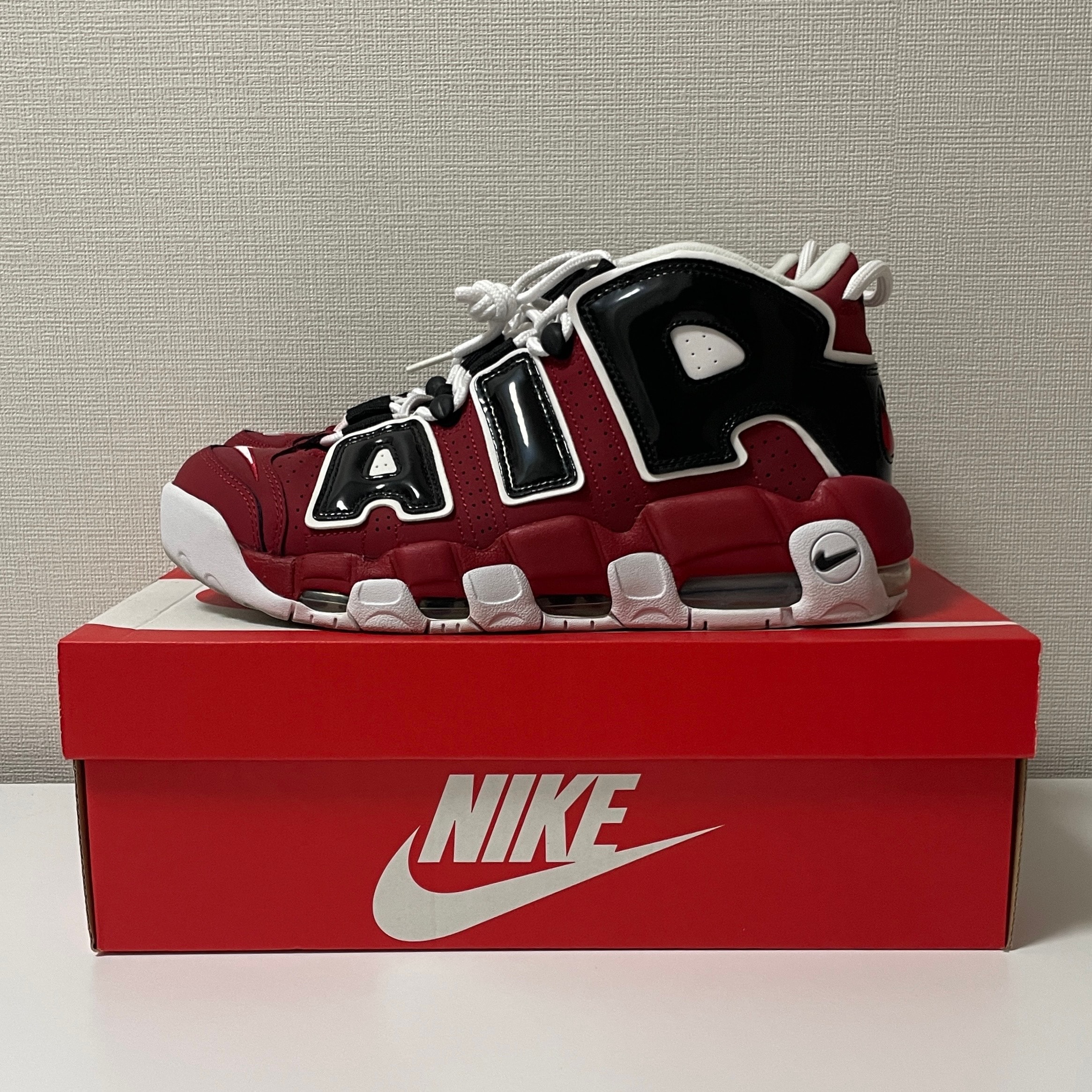 Nike Air More Uptempo ’96 "Black and Varsity Red" (2021)
