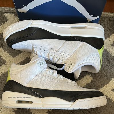 Fragment × Nike Air Jordan 3 "White/Black"