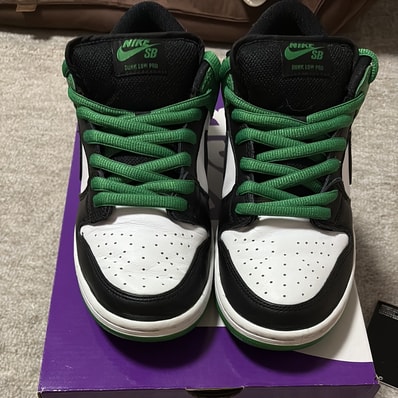 Nike SB Dunk Low Pro "Black and Classic Green"