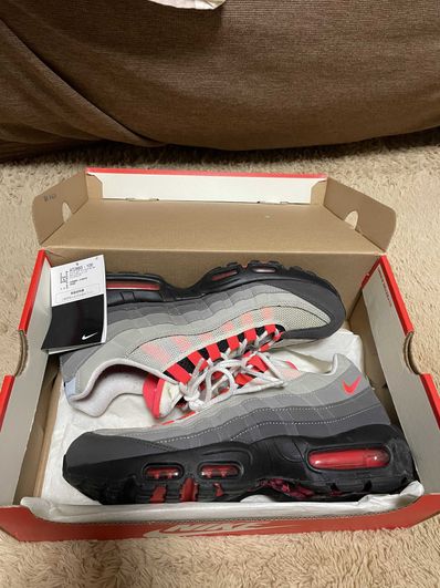 Nike Air Max 95 OG "White/Solar Red"