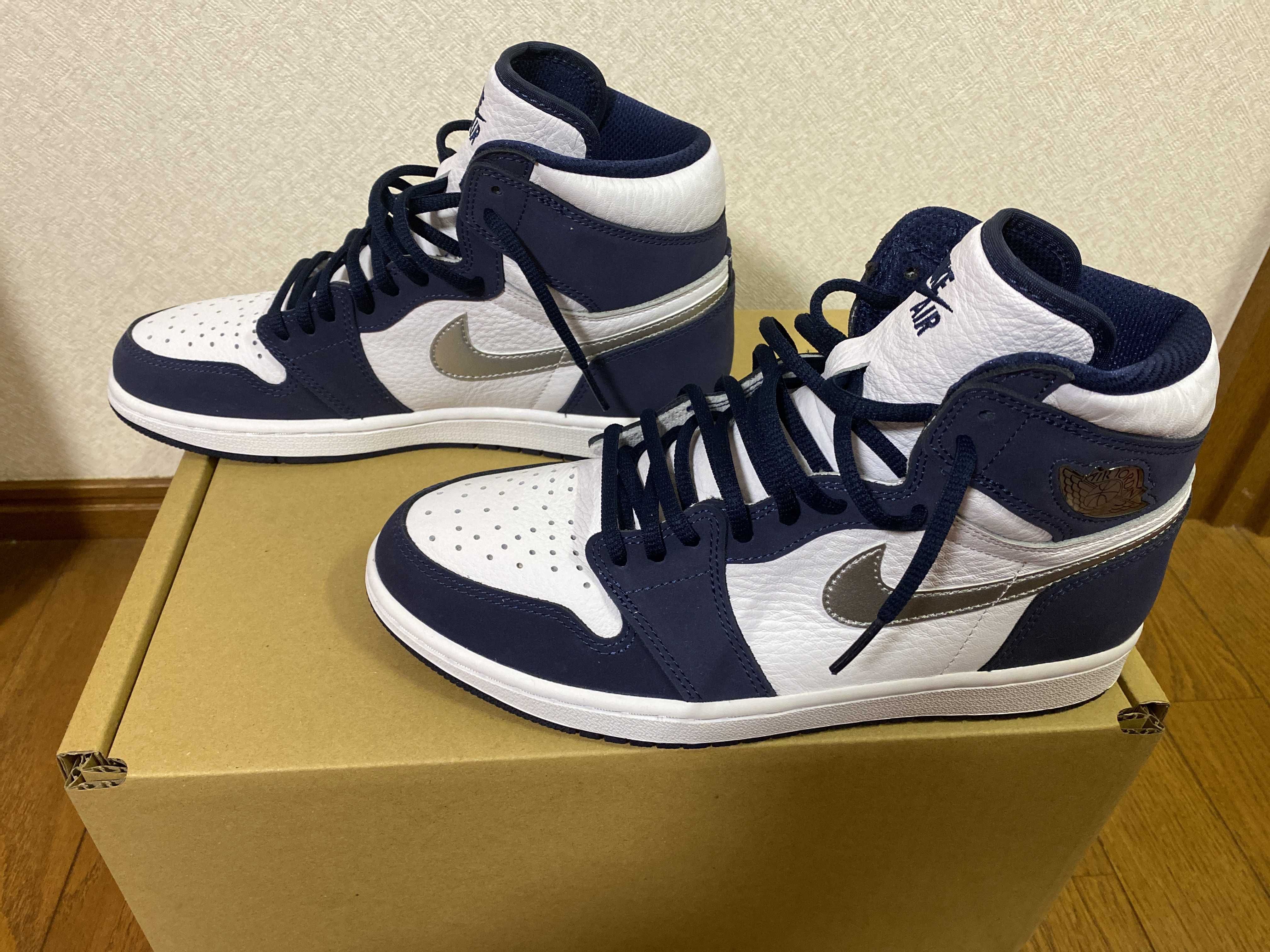 Nike Air Jordan 1 Retro High OG CO.JP "Midnight Navy"(2020)(ブリーフケース付き)