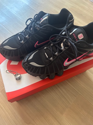 Nike Women's Shox TL "Off Noir/Hyper Pink/Metallic Silver"