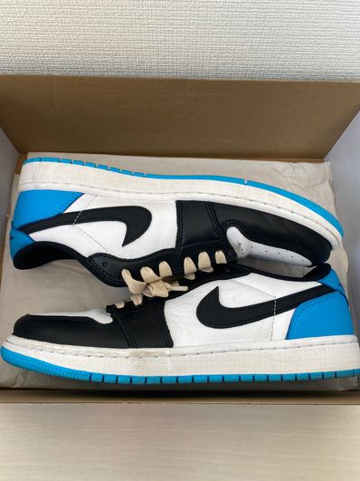 Nike Air Jordan 1 Low OG "Black and Dark Powder Blue/UNC"