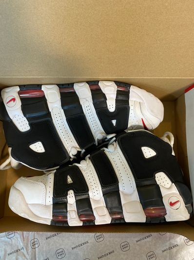 Nike Air More up Tempo "White/Black/University Red"(~2018)