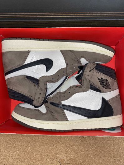 Travis Scott × Nike Air Jordan 1 Retro High OG TS SP "Sail/Dark Mocha"