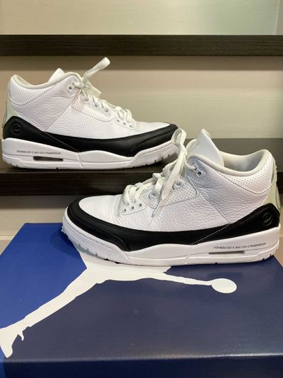 Fragment × Nike Air Jordan 3 "White/Black"