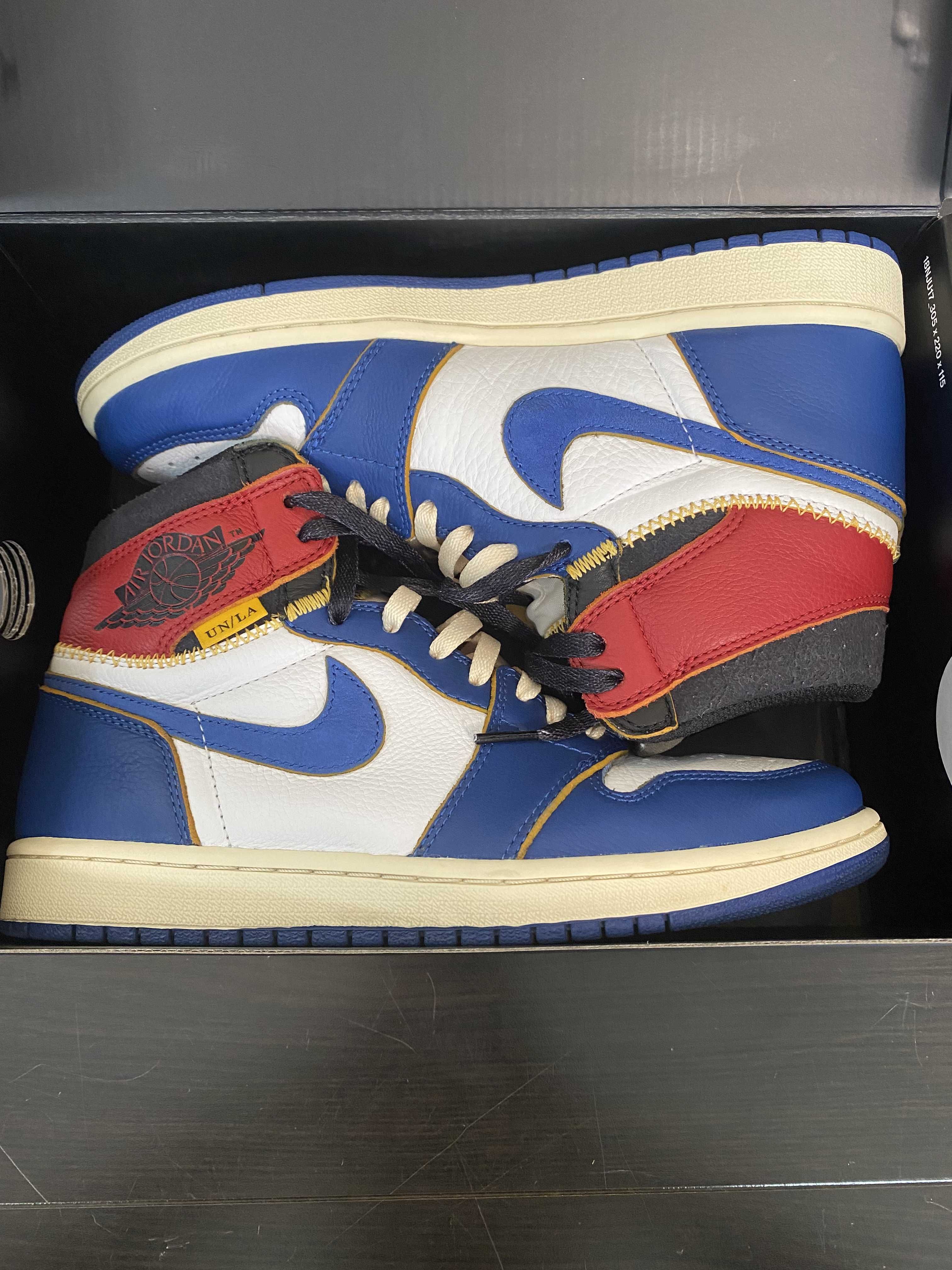 Union × Nike Air Jordan 1 Retro High OG NRG "Storm Blue/Varsity Red"